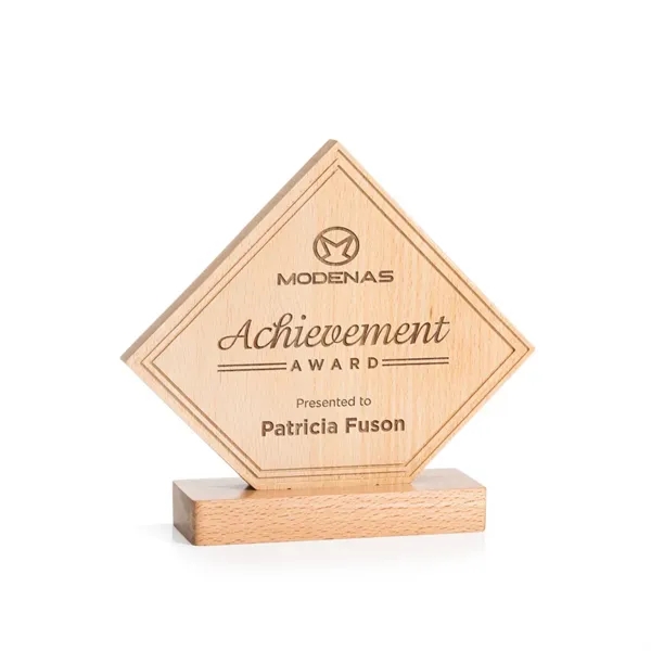 The Hillhurst Award is an elegant Beechwood diamond award with lined... from ASI 84592 St Regis Group / St Regis