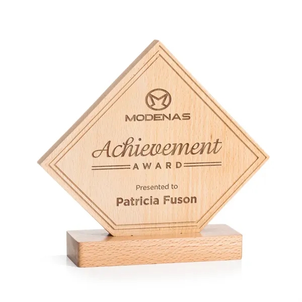 The Hillhurst Award is an elegant Beechwood diamond award with lined... from ASI 84592 St Regis Group / St Regis