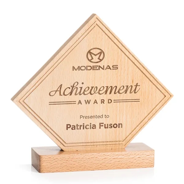 The Hillhurst Award is an elegant Beechwood diamond award with lined... from ASI 84592 St Regis Group / St Regis