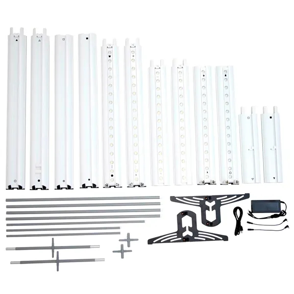 Lightweight, innovative display with customizable design and integrated LED lighting to... from ASI 87188 Showdown Displays