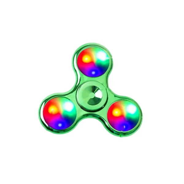 LED light up gyroscopic fidget spinner plus full color UV imprint... from ASI 37218 Athena Promo (tm)
