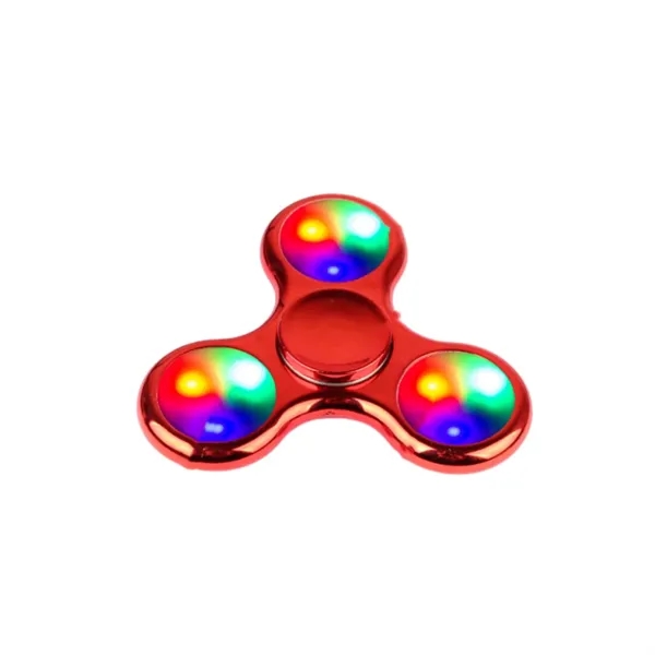 LED light up gyroscopic fidget spinner plus full color UV imprint... from ASI 37218 Athena Promo (tm)