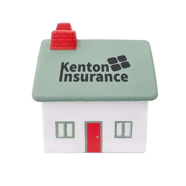 2.5" x 3.25 " x 3" house shaped stress reliever.... from ASI 63549 Jornik Manufacturing Corp / Jornik