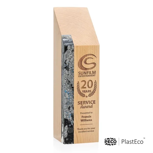 Verde PlastEco™ Award - Charcoal/Maple... from ASI 84592 St Regis Group