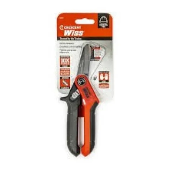 Crescent Wiss Utility Shears feature premium steel blades, precision-engineered with knife-like... from ASI 41561 Brand Box USA, LLC