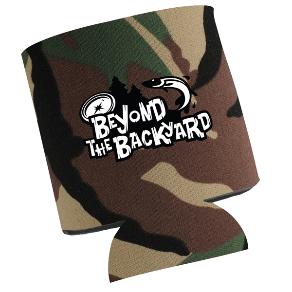 Collapsible can cooler, folds flat.... from ASI 52840 Evans Manufacturing