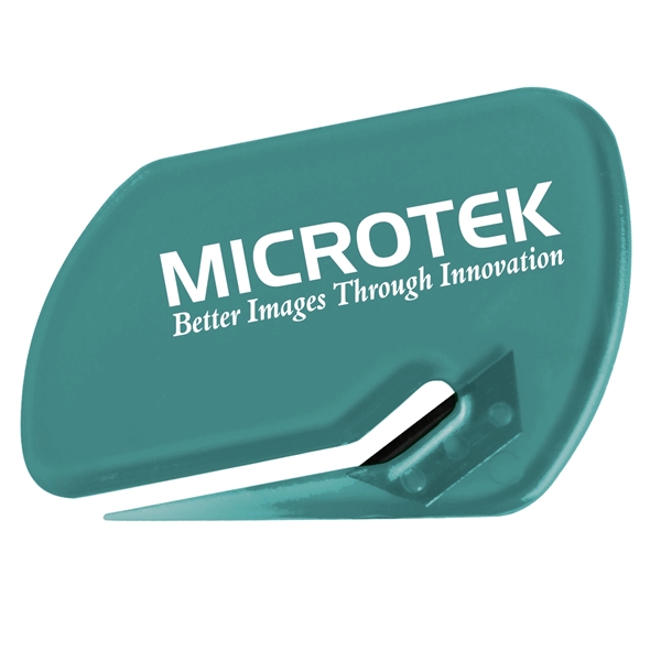 Value letter opener slitter with protective steel blade.... from ASI 52840 Evans Manufacturing