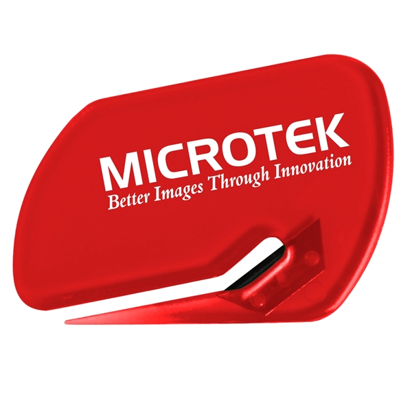 Value letter opener slitter with protective steel blade.... from ASI 52840 Evans Manufacturing