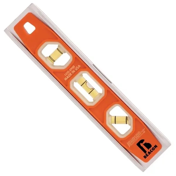 Johnson 9" Magnetic Glow Level Made in the USA, solid aluminum... from ASI 41561 Brand Box USA, LLC