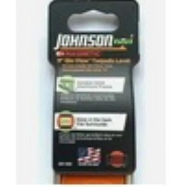 Johnson 9" Magnetic Glow Level Made in the USA, solid aluminum... from ASI 41561 Brand Box USA, LLC