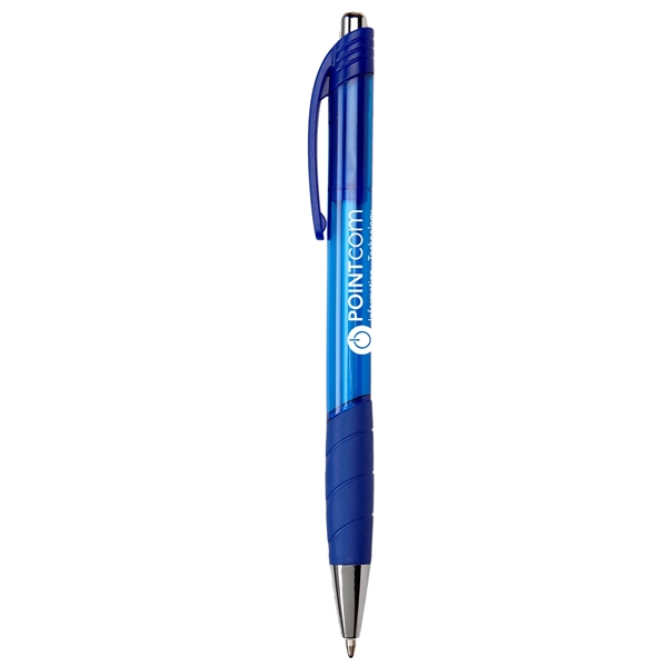 Plunger action black ink, medium point ballpoint pen features a cool... from ASI 52840 Evans Manufacturing