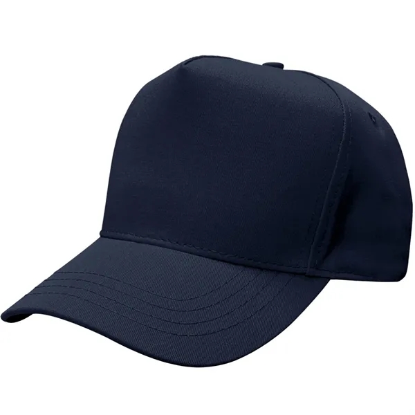 5 Panel structured cap with plastic snap closure.... from ASI 43456 CF Headwear