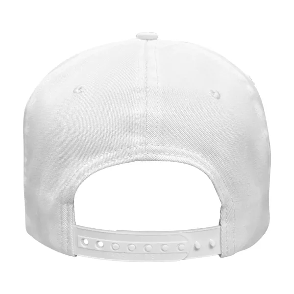 5 Panel structured cap with plastic snap closure.... from ASI 43456 CF Headwear