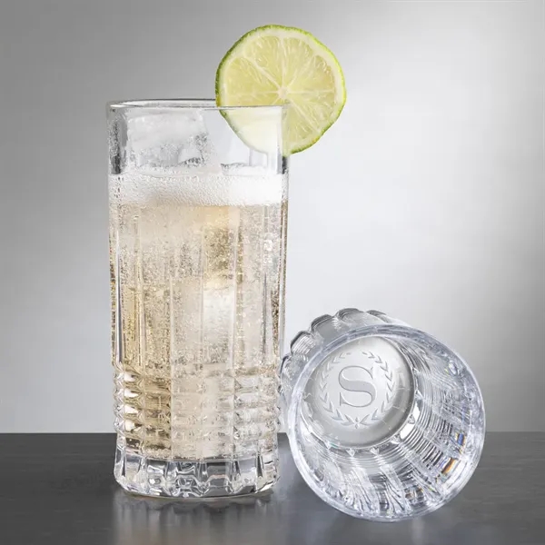 Elevate your beverage with our exquisite 13oz Princeton Highball glasses, crafted... from ASI 84592 St Regis Group