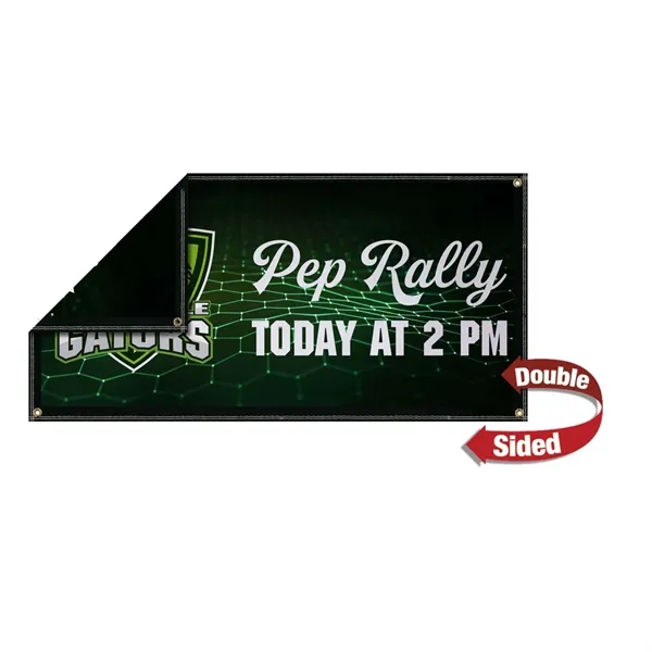2' x 4' smooth scrim vinyl banner with double-sided graphics.... from ASI 87188 Showdown Displays