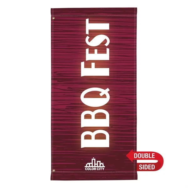 30" x 60" high-quality fabric banners with 3" pole pockets, two... from ASI 87188 Showdown Displays