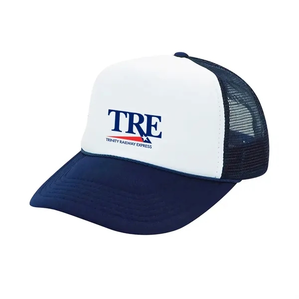2 Color Mesh Trucker Cap with Snap Closure... from ASI 31517 Admart Products