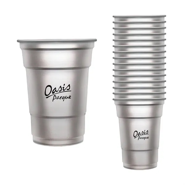 16 oz lightweight durable aluminum party cup.... from ASI 52710 Lincoln Line
