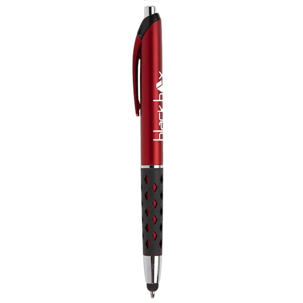 Capacitive stylus pen with medium point ballpoint, and high quality ink.... from ASI 52840 Evans Manufacturing