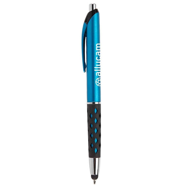 Capacitive stylus pen with medium point ballpoint, and high quality ink.... from ASI 52840 Evans Manufacturing