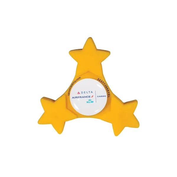 Fidget spinner with 3 star-shaped arms.... from ASI 34063 alphabroder