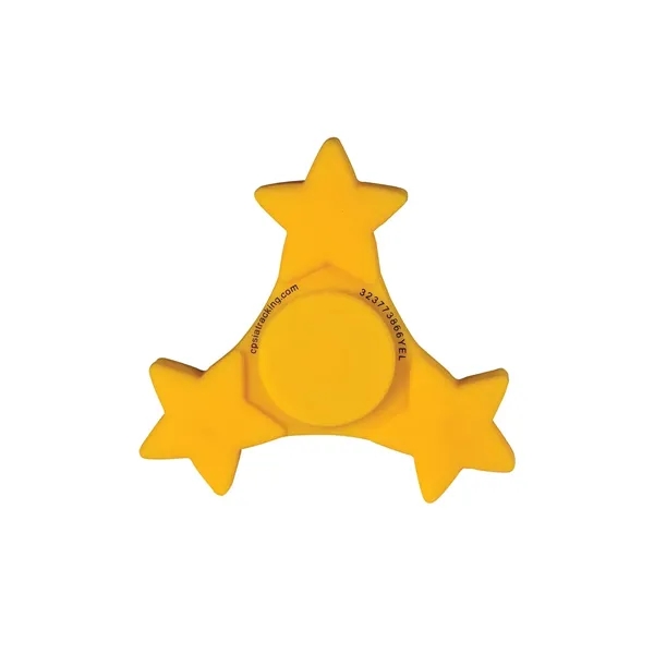 Fidget spinner with 3 star-shaped arms.... from ASI 34063 alphabroder