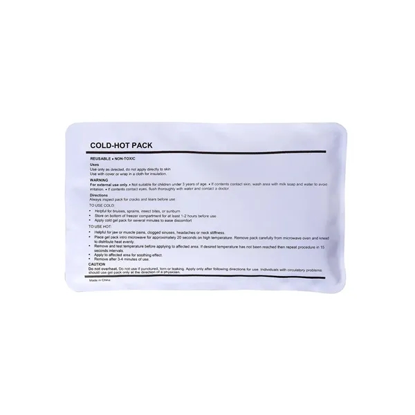 Reusable hot/cold pack for temporary relief of minor aches and sore... from ASI 34063 alphabroder