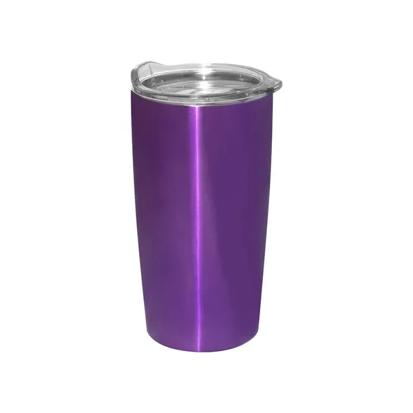 20 oz. vacuum insulated double wall stainless steel tumbler with spill-resistant... from ASI 34063 alphabroder