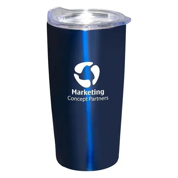 20 oz. vacuum insulated double wall stainless steel tumbler with spill-resistant... from ASI 34063 alphabroder