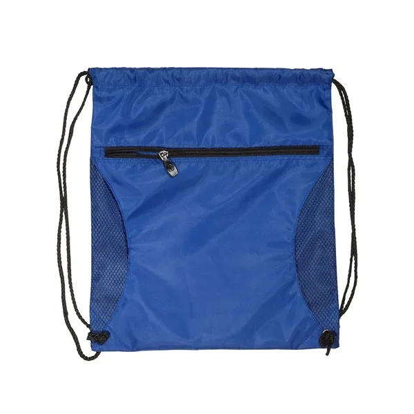 14" x 16.5" drawstring backpack made of 210 denier polyester with... from ASI 34063 alphabroder