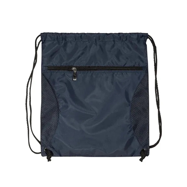 14" x 16.5" drawstring backpack made of 210 denier polyester with... from ASI 34063 alphabroder