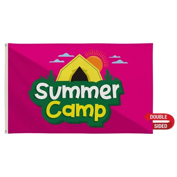 6' x 10' polyester flag with canvas heading, brass grommets and... from ASI 87188 Showdown Displays