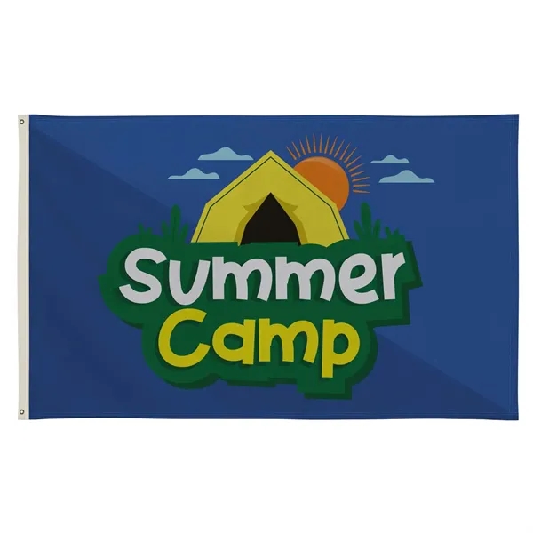 6' x 10' polyester flag with canvas heading, brass grommets and... from ASI 87188 Showdown Displays