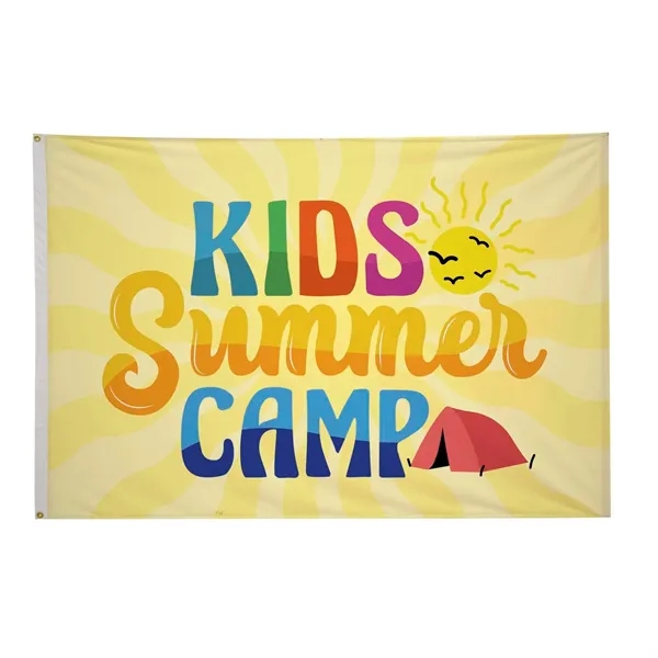 5' x 8' polyester flag with canvas heading, brass grommets and... from ASI 87188 Showdown Displays