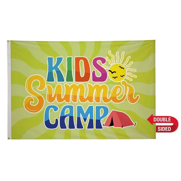 5' x 8' polyester flag with canvas heading, brass grommets and... from ASI 87188 Showdown Displays