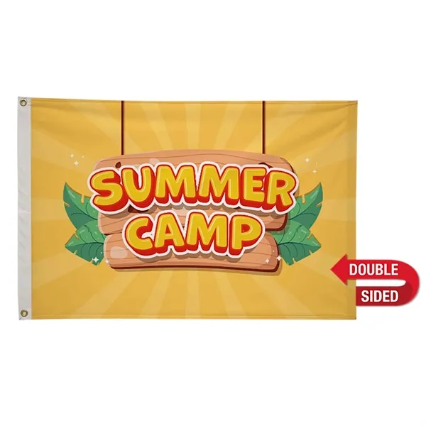 2' x 3' polyester flag with canvas heading, brass grommets and... from ASI 87188 Showdown Displays