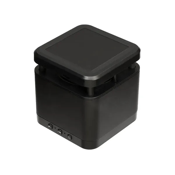 2.375" x 2.5" x 2.375" ABS plastic and aluminum wireless charging... from ASI 34063 alphabroder