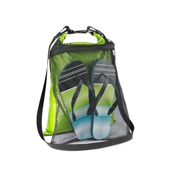 18.5" x 12" 210 Denier polyester mesh and PVC wet-dry bag... from ASI 34063 alphabroder