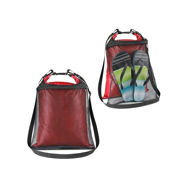 18.5" x 12" 210 Denier polyester mesh and PVC wet-dry bag... from ASI 34063 alphabroder