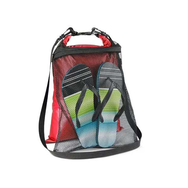18.5" x 12" 210 Denier polyester mesh and PVC wet-dry bag... from ASI 34063 alphabroder