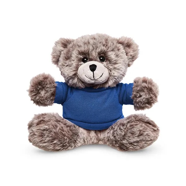 8.5" x 7.5" x 3.75" 100% polyester plush teddy bear with... from ASI 34063 alphabroder