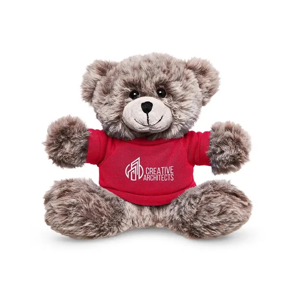 8.5" x 7.5" x 3.75" 100% polyester plush teddy bear with... from ASI 34063 alphabroder
