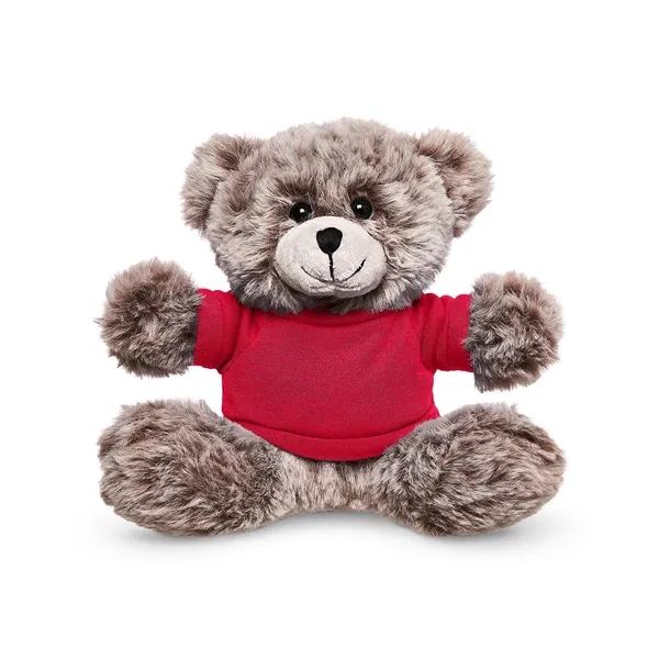 8.5" x 7.5" x 3.75" 100% polyester plush teddy bear with... from ASI 34063 alphabroder