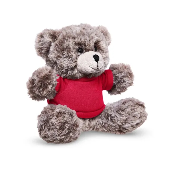 8.5" x 7.5" x 3.75" 100% polyester plush teddy bear with... from ASI 34063 alphabroder