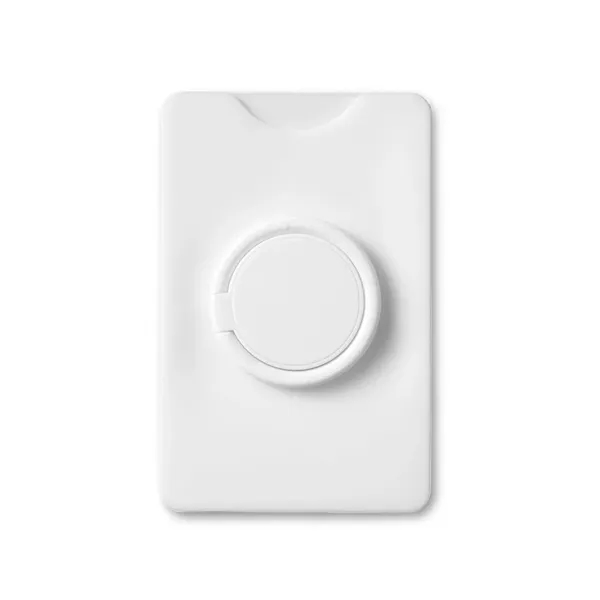 Card holder with a removable adhesive and a ring stand.... from ASI 34063 alphabroder