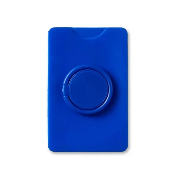 Card holder with a removable adhesive and a ring stand.... from ASI 34063 alphabroder