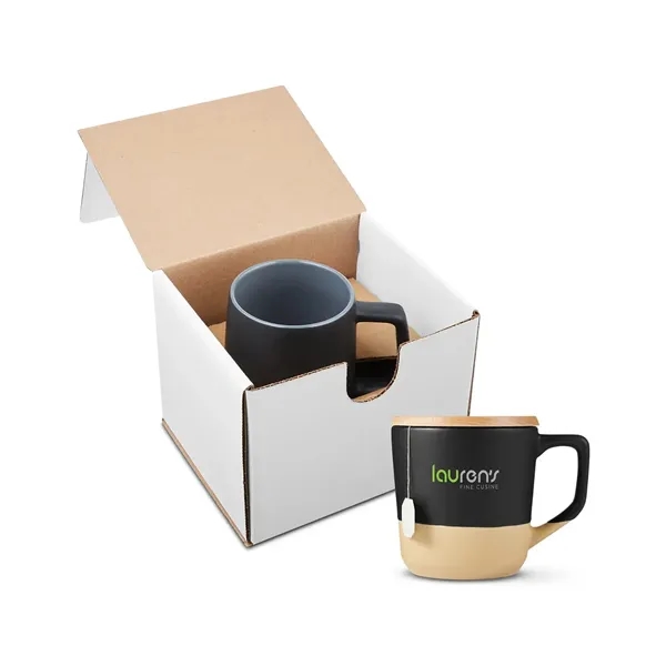 16.5-ounce mug with a wood lid and gift box.... from ASI 34063 alphabroder