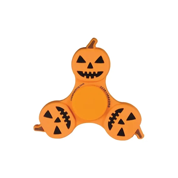 Fidget spinner with steel bearings and 3 pumpkin-shaped arms.... from ASI 34063 alphabroder