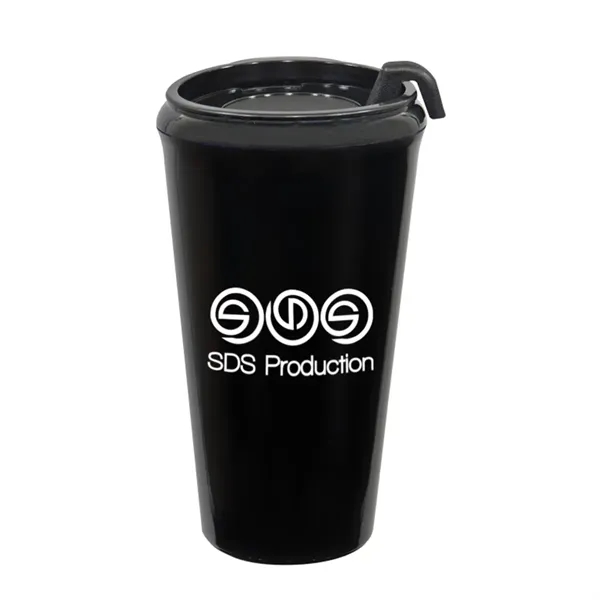 16 Oz. Infinity Tumbler With Plastic Sip-Thru Lid. High Gloss Finish.... from ASI 61125 Hit Promotional Products / Hit®