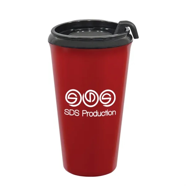 16 Oz. Infinity Tumbler With Plastic Sip-Thru Lid. High Gloss Finish.... from ASI 61125 Hit Promotional Products / Hit®